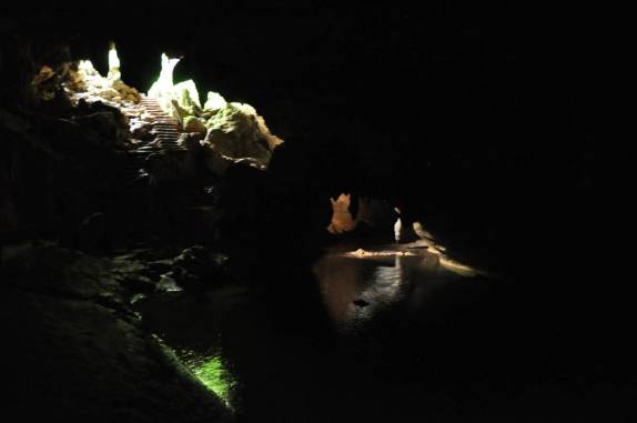 A boca da caverna St Herman's Cave, ao sul de Belmopan, capital de Belize
